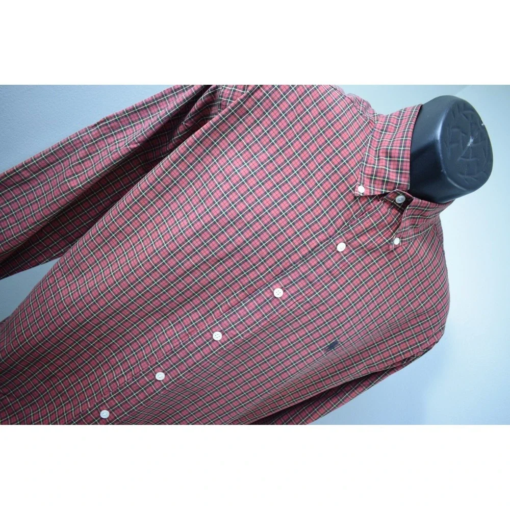 Polo Ralph Lauren Blake Dress Shirt Plaid Long Sleeve Button Up Mens Size Medium